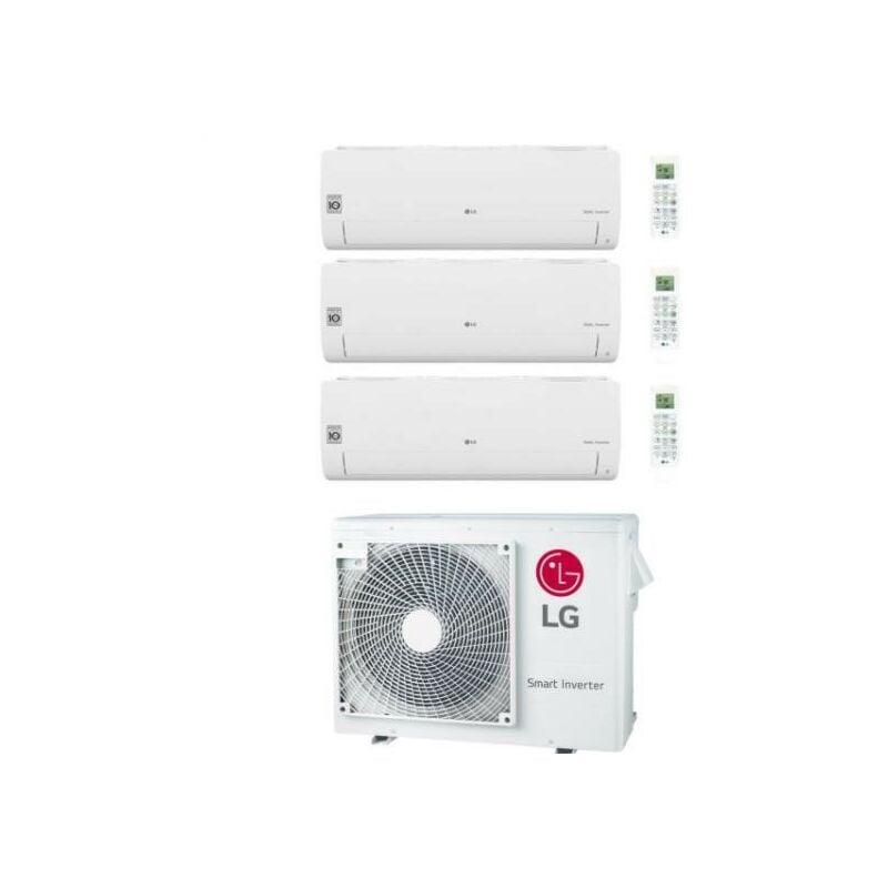 Klimagerät LG Trial Split Inverter Libero Smart 7+9+9 mit MU3R19 R-32 - 7000+9000