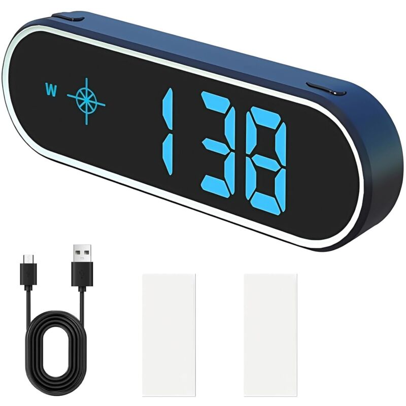 KM/H MPH GPS Digitaler Tachometer: Digitaler Tachometer für Auto, GPS-Tachometer, universeller digitaler Tachometer für Fahrrad, Motorrad, LKW, Auto,