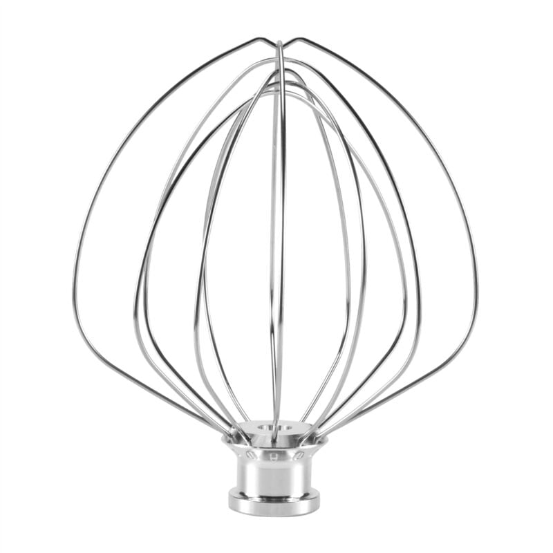 Tlily - KN256WW 6-Draht Peitschen Aufsatz für Kitchen Aid 5-6 Quart Bowl-Lift Stehend Mischer ZubehöR , EiercremerüHrer