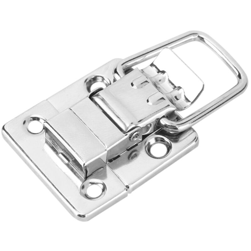 Ineasicer - Knebelverschluss aus Edelstahl, silberfarben, für Boxen, Koffer, Koffer, 10 Stück