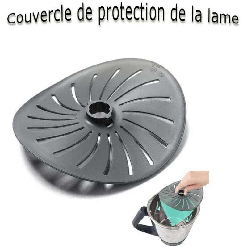 Kochscheibe und Messerschutzabdeckung, kompatibel mit Thermomix TM6, TM5 und TM31, für Schongaren unter dem Thermomix, Thermomix-Zubehör