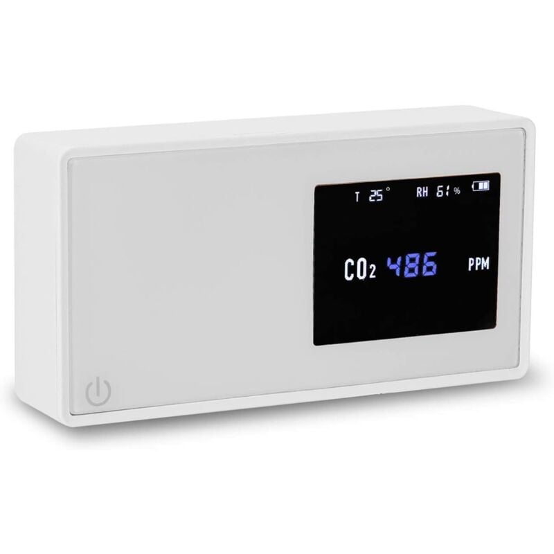Kohlendioxid-Tester-Detektor CO2/Feuchtigkeits-/Temperaturtester Tragbarer CO2-Detektor mit Thermometer/Hygrometer
