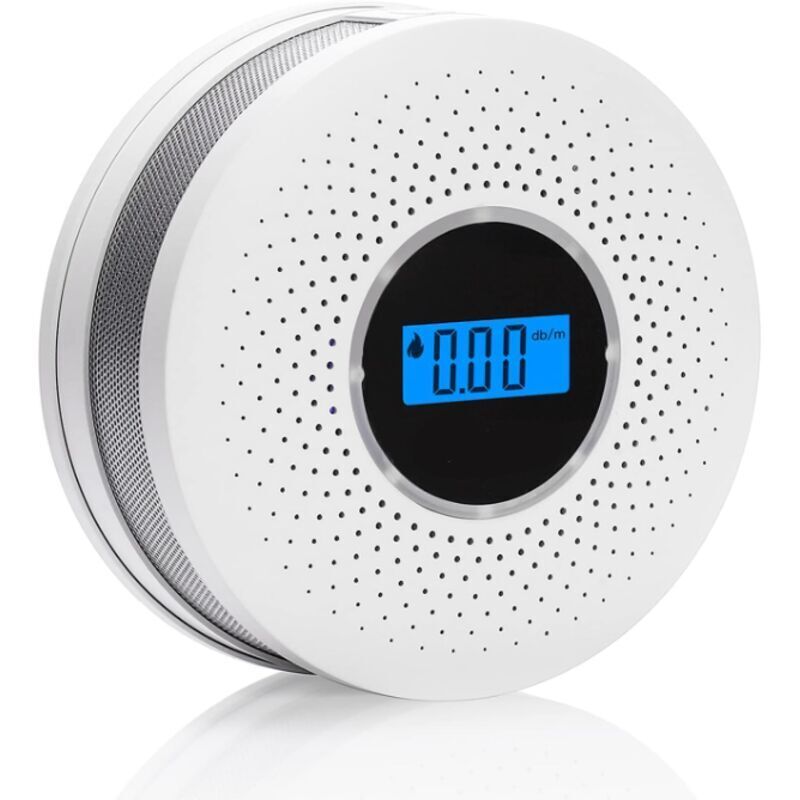 Kohlenmonoxidmelder, Rauchmelder, Hausalarm, Kohlenmonoxid-Rauchmelder, Hochpräzises digitales LCD-Display