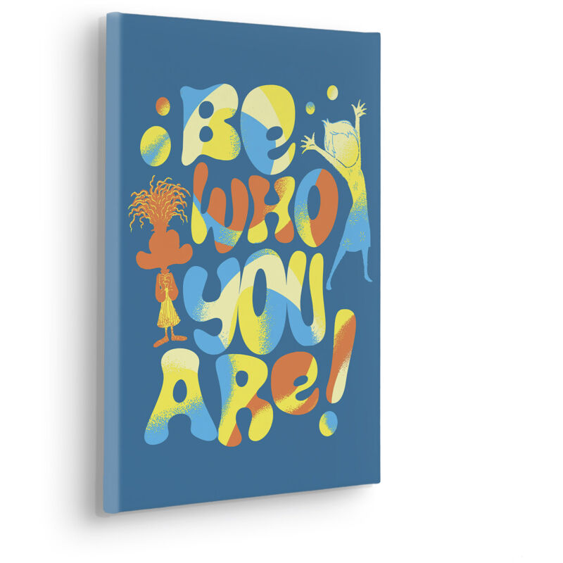 Komar Canvasbild Disney und Pixar Inside Out Be Who You Are - 40 x 30 cm - Bild auf Keilrahmen