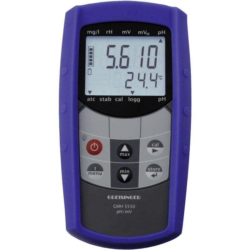 Kombi-Messgerät Greisinger gmh 5530 pH-Wert, Redox (orp) 2.00 - 16.00 pH kalibriert Werksstandard (o
