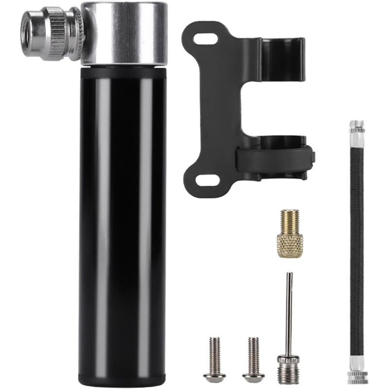 Kompakte, leichte, langlebige und ergonomische Fahrradluftpumpe für Fahrräder, Basketbälle und Schlauchboote