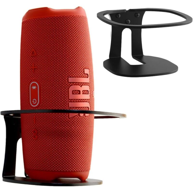 Kompatibel mit JBL Charge 5 Wandhalterung, JBL Charge 5 Ständerzubehör, Smart Home Lautsprecherzubehör Rack (Schwarz) 2 Stück