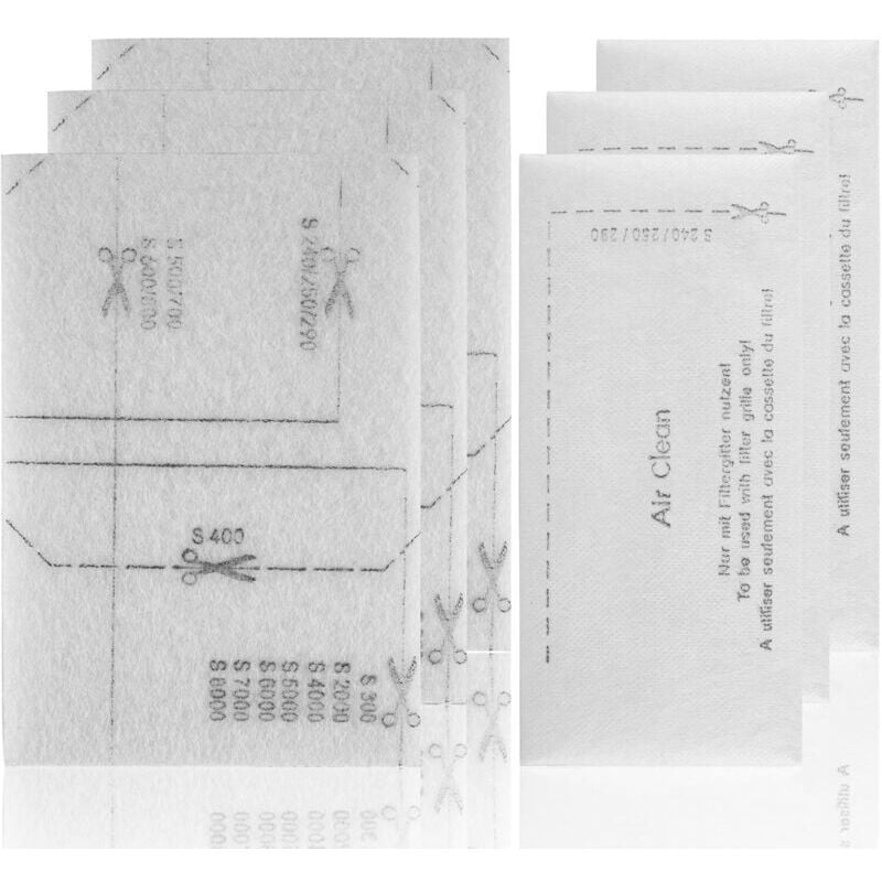 Kompatibel mit Miele SF-SAC20/30 Abluftfilter-Mikrofiltern mit Motorfilter 6713110 Luftfilter-Staubfilter-Filtern für Miele Air Clean Staubsauger,