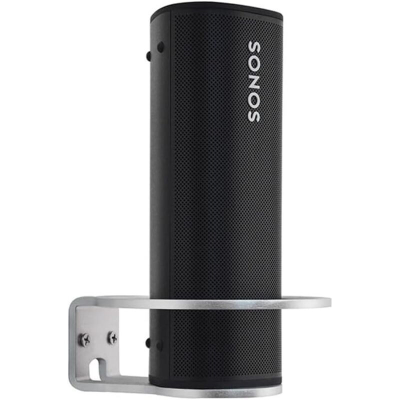 Kompatibel mit Sonos Roam Holder Wandhalterung, Sonos Roam Standhalterung Zubehör mit integriertem Kabelmanagement, Lautsprecherzubehör Rack (Sonos