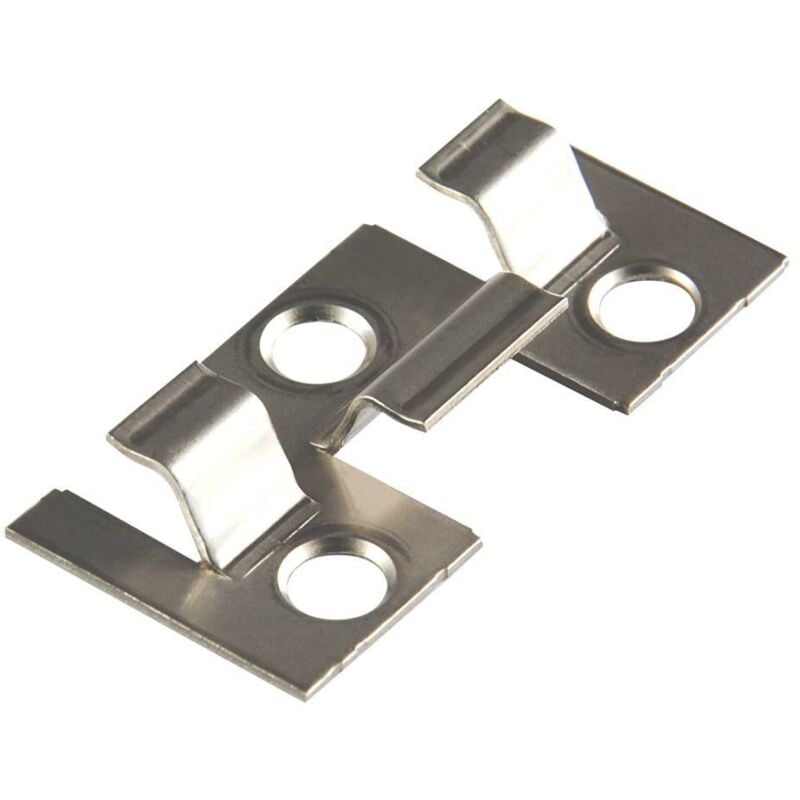 Kovalex - Montageklammer Edelstahl schraubbar 25 Stück Terrassendielen & Fliesen