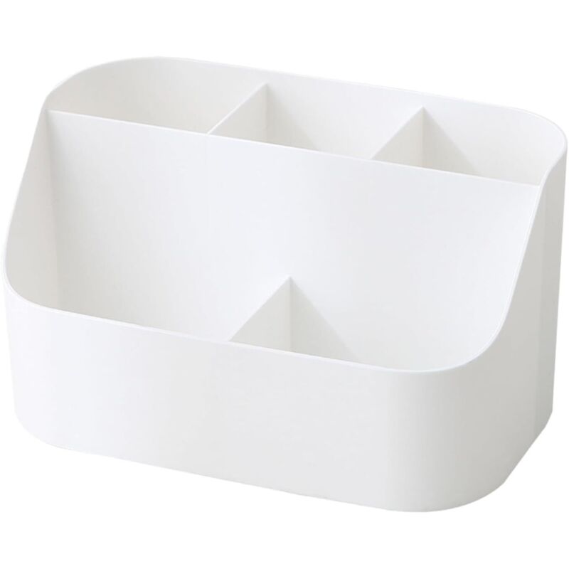 Kosmetik-Organizer, Aufbewahrungsbox für Hautpflegeprodukte, Kosmetik-Displaybox, Kunststoff-Aufbewahrungsbox, Weiß