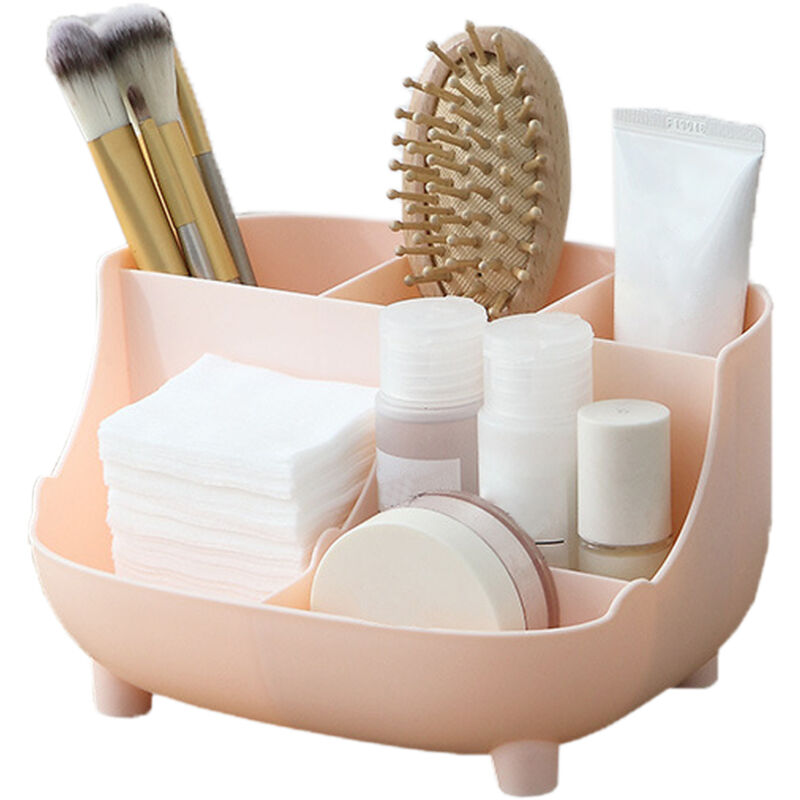 Kosmetik-Organizer mit mehreren Fächern, Aufbewahrungsbox für Kosmetik für Büro und Zuhause