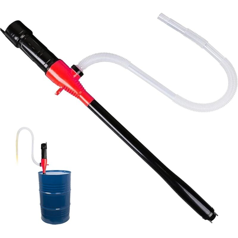Kraftstoff-Transferpumpe, 2,2 Gpm/Min, tragbare batteriebetriebene Benzin-Wasserpumpe, praktische auslaufsichere Siphonpumpe für Benzin, Diesel, Öl,