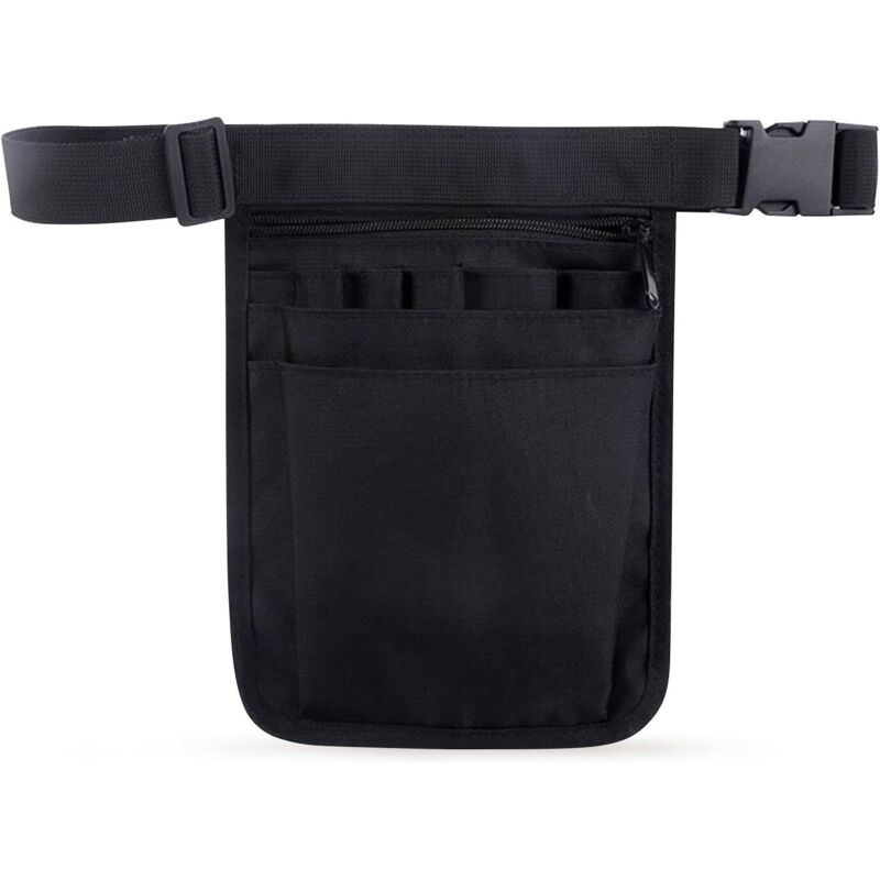 Krankenschwester Tasche Gürteltasche Arbeit Einzelhandel Gürteltasche Werkzeug mit Mehreren Fächern Hüfttasche Schwarz Arbeitstasche Verstellbarer