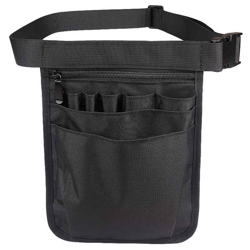 Krankenschwester-Tasche, multifunktionale Werkzeugtasche, Gürtel, Werkzeugtasche, Schwarz, Krankenschwester-Zubehör, Aufbewahrungstasche mit
