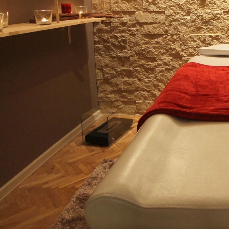 Kratki - Bio-Ethanolkamin Kamin Dekorativ Tischkamin Hotel mini schwarz Kamin