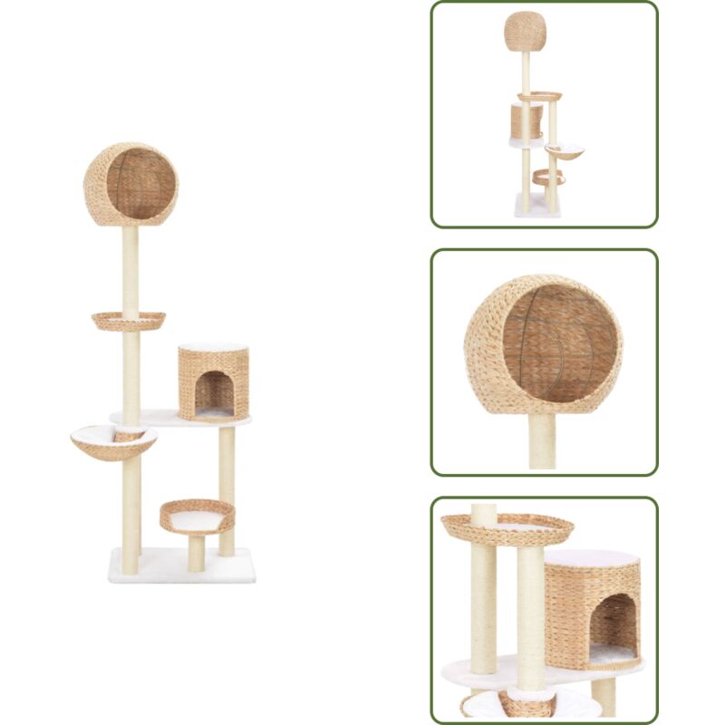 Vidaxl - Katzen-Kratzbaum Sisal Seegras - Katzen Kratzbaum - Seegras Kratzbaum - Katzenmöbel - Katzenhaus - Katzenkorb