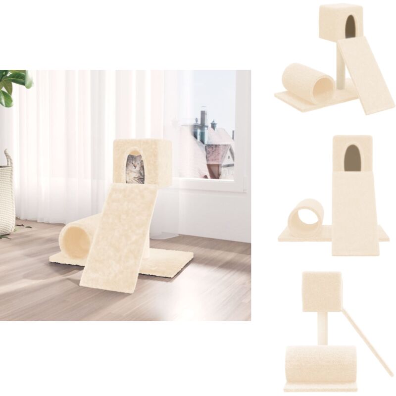 Vidaxl - Kratzbaum mit Sisal-Kratzsäule Creme 59 cm - Katzenkratzbaum - Kratzbaum Sisal - Katzenmöbel - Katzenschlafplatz - Katzenturm
