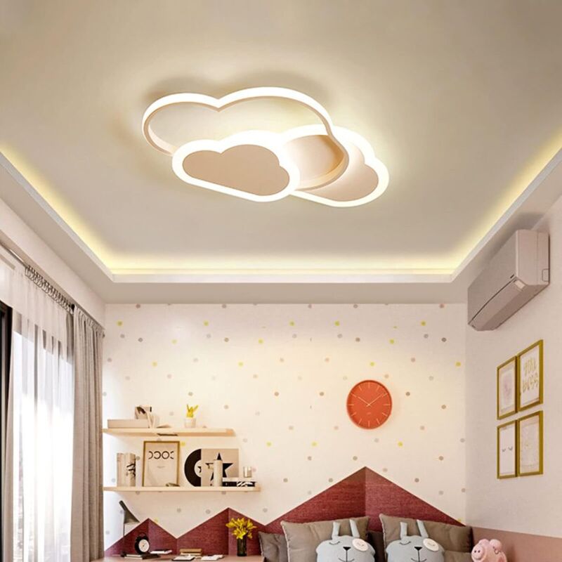 Kreative Wolken led Deckenleuchte, Kinder Deckenleuchte Dimmbarer 3000-7500K Kinderzimmerlampe für Kinderzimmer, Babyzimmer, Mädchen, Jungen