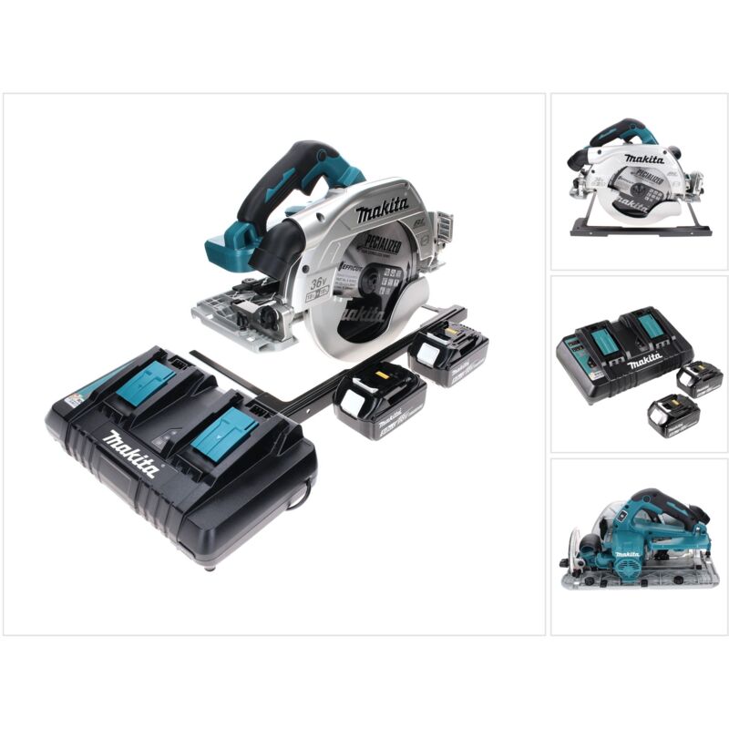 Makita - Kreissäge 36V 2 x 18V Li-Ion 5 Ah Ø235 mm DHS900PT2