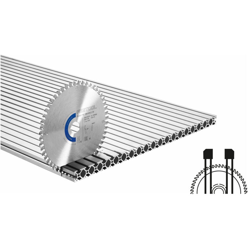 Spezial-Sägeblatt hw 160x1,8x20 F/FA52 Aluminium/Plastics – 205555 - Festool