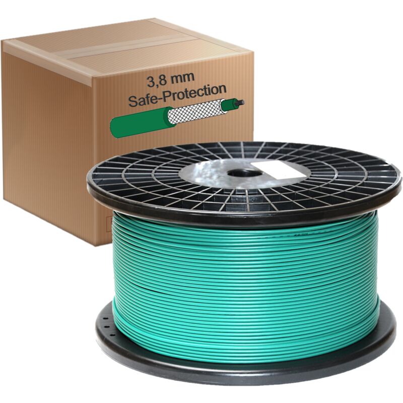 Kress Mission ® kompatibles Sicherheits Kabel + XTREME SAFE-PROTECTION Ummantelung - Mähroboter Begrenzung Schutz Draht - Kabelrolle - Ø3,8mm - HQ