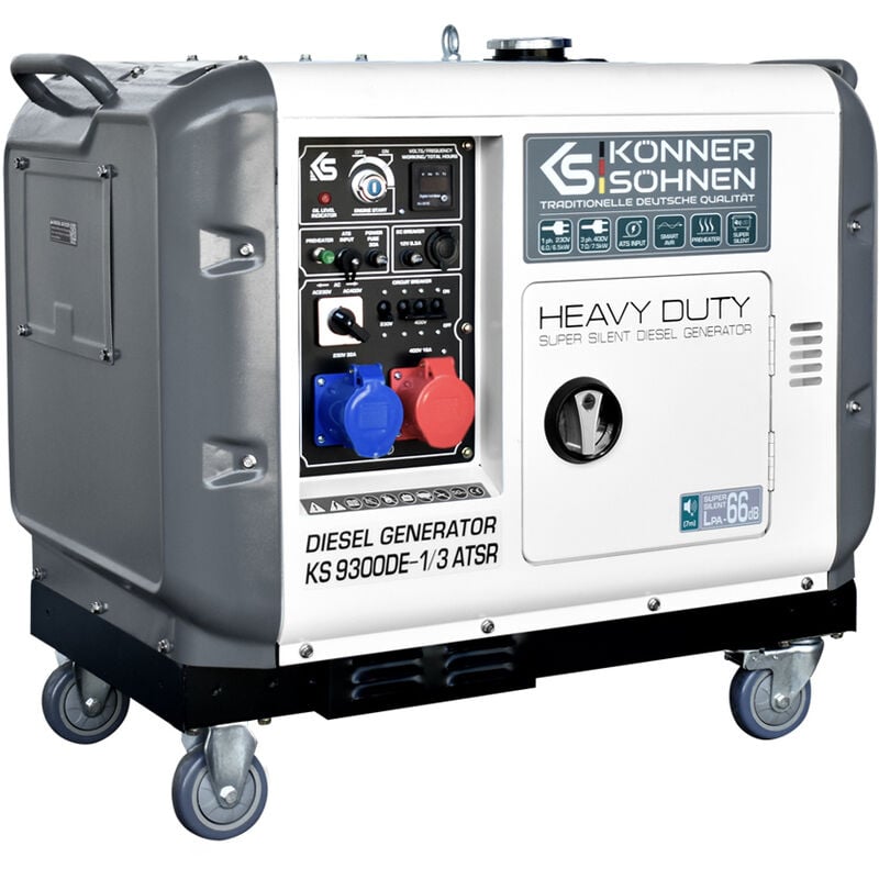 Könner&söhnen - Könner&Söhnen Diesel-Generator ks 9300DE-1/3 atsr eurov Stromerzeuger Generator