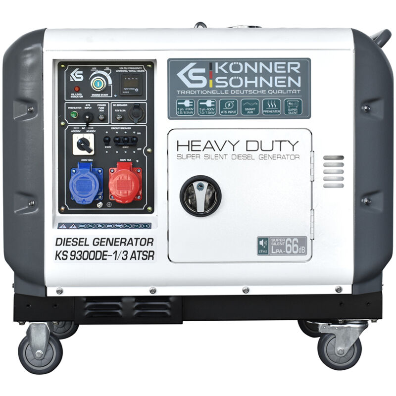 Könner&söhnen - Könner&Söhnen Diesel-Generator ks 9300DE-1/3 atsr eurov Stromerzeuger Generator