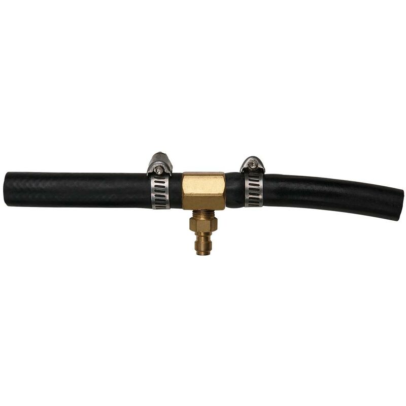 Adapterschlauch für kleines Schrader Ventil 5/16'x32 unf Innengewinde und 1/4' Schlauchanschluss