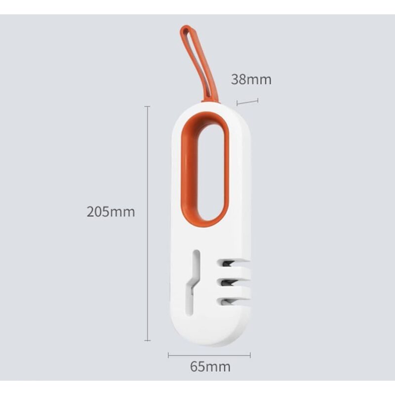 Küchenmesserschärfer, 4-in-1 Profi-Messerschärfer, Messerschärfer für Scheren und Küchenmesser verschiedener Größen