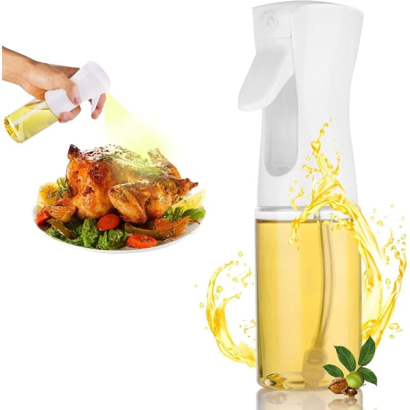 Küchenölspray, Olivenölspray, Kochspray für Salat, Pizzaöl-Sprühflasche, Ölspray 200 ml, Lebensmittel-Sprühflasche, Küchenzubehör
