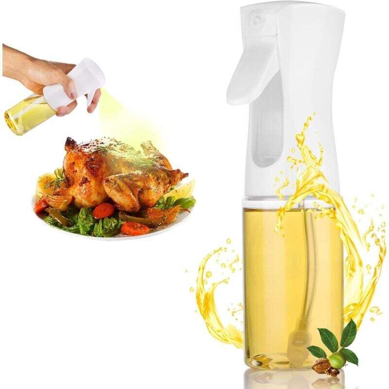 Küchenölspray, Olivenölsprüher, Kochspray für Salat, Pizzaöl-Sprühflasche, Ölspray, 200 ml, Lebensmittel-Sprühflasche, Küchenzubehör, von DEBUNS