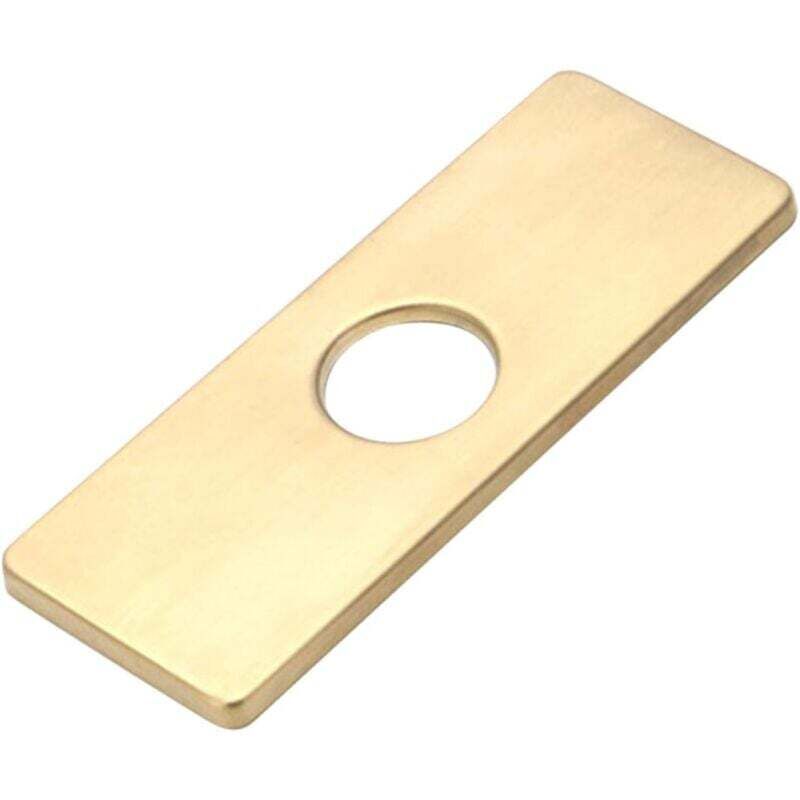 Küchenspüle-Lochabdeckung für Badezimmer-Wasserhahn, Waschbecken, Badezimmer-Wasserhahn-Rosette, gebürstetes Nickel