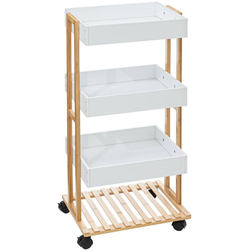 5five Simply Smart - Küchenwagen, Radregal, mit dem Sie leicht zubereitete Gerichte und Getränke servieren können