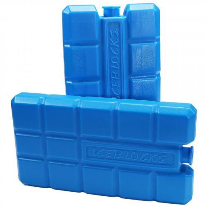 Packung mit 2 Kältespeichern für tragbare Kühlschränke, 200 cl, 15 x 8 x 2 cm, verschiedene Farben