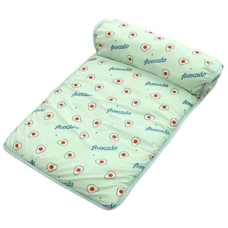 Kühlmatte aus Eisseide für Haustiere – Kühlmatte für Katzen und Hunde – Selbstkühlende Eisseidenmatte – 60 x 40 cm – Sommermatte für Haustiere –