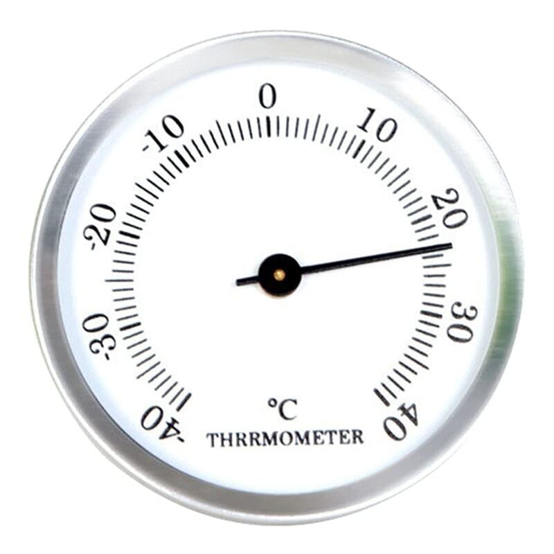 Kühlschrankthermometer für Gefrierschrank, -40 °C – 40 °C – großes Einzelzifferblatt – Gefrierschrank-Inkubator – Rahmen aus Aluminiumlegierung –