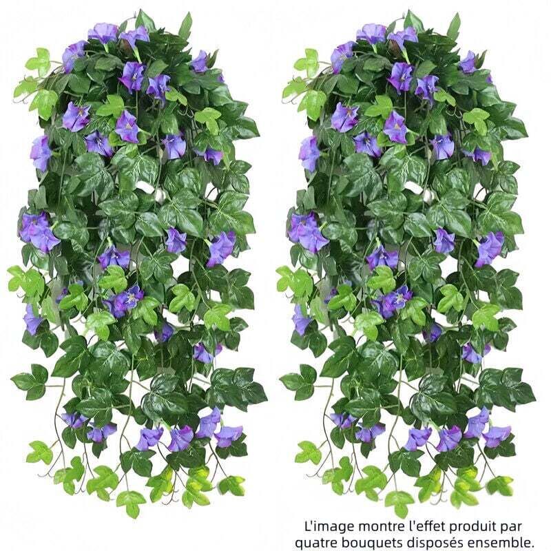 Künstliche Hängeblumen für den Außenbereich, künstliche Rankblumen für den Innenbereich, künstliche Pflanzen für Hochzeitsdekoration, Garten, Wand,