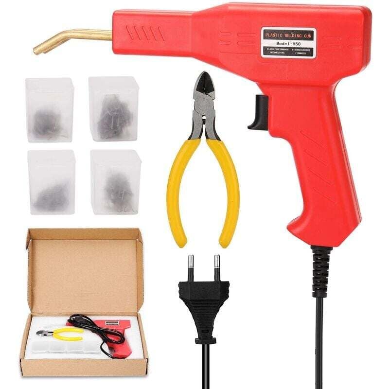 Kunststoff-Schweißgerät, Reparatur von Schweißpistolen, Auto-Stoßstangen-Reparatursatz, Kunststoffschweißen für Auto-Stoßstangen-Papierbox