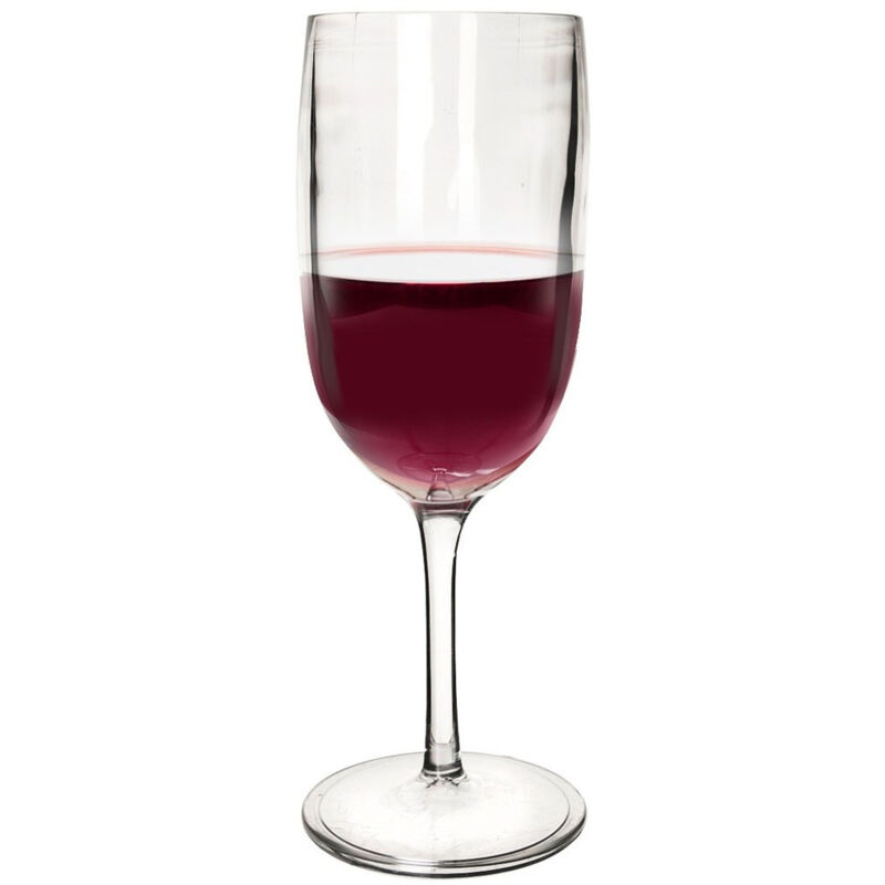 Kunststoffglas zum Trinken von Wein oder Wasser, unzerbrechlich, wiederverwendbar, 320 ml