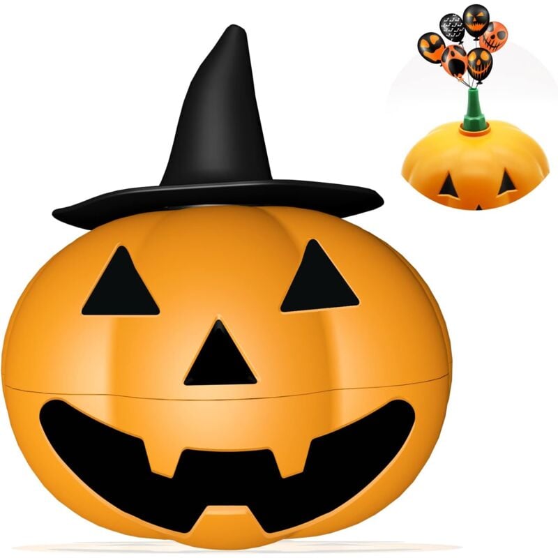 Ersandy - Kürbis elektrische Luftpumpe, tragbare elektrische Halloween-Ballonpumpe, Festivalbedarf, Party-elektrische Luftpumpe