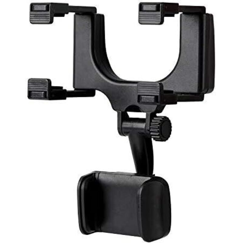 KZQ - 1 stk. Auto-Telefonhalter Rückspiegel, Universal-Auto-Handyhalter, 360 Grad verstellbarer Auto-Telefonhalter, Auto-Telefonhalter geeignet für