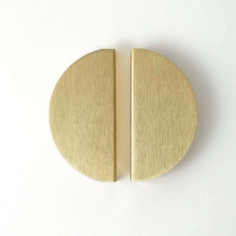 10 halbrunde Schubladen für Kleiderschränke (semicirculares), in Form von Mond- und Halbkreis-Schubladen, ideal für Küchenschränke, Schlafsäle und