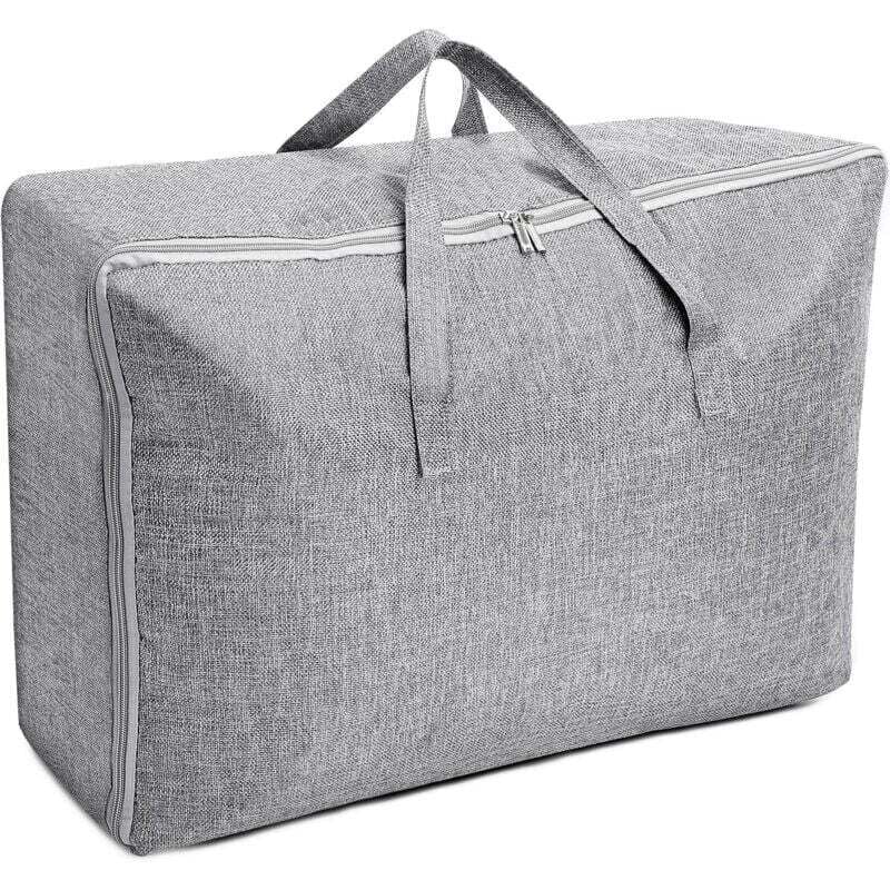 105L große, faltbare Unterbett-Aufbewahrungstasche, wasserdichter Organizer für Bettdecken, Decken, Kissen und Jacken (70 x 50 x 30 cm) - KZQ