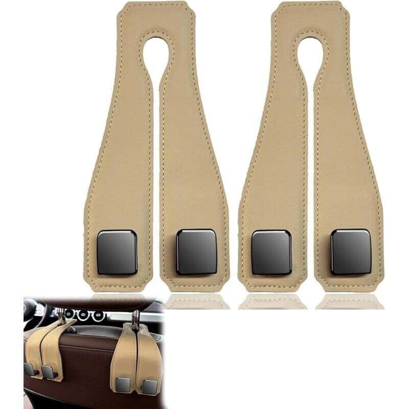 2 Stück Haken für Auto-Kopfstütze, Auto-Rückenlehnen-Aufbewahrungshaken, Auto-Taschenhalter, Auto-Aufhänger für Auto-Innenraum, Auto-Haken,