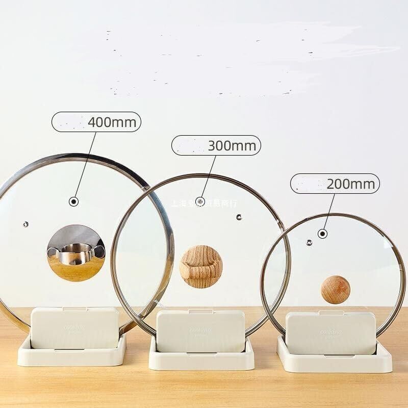 2er-Pack Löffelablage für Herdplatte, Löffelablage mit Deckelhalter, Kunststoffhalter, Topfdeckel- und Löffelhalter, Küchenutensilienhalter - KZQ