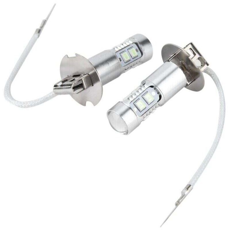 2Pcs 100W 1200LM 8000K Auto led Scheinwerfer Lampen Kit Nebel Licht Tagfahrlicht Glühbirne für H3 - KZQ