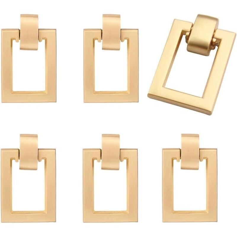 KZQ - 6 Goldmünzen für Kleiderschränke, Cajones und Küchen, für Kleiderschränke, Schubladen und Schutzvorrichtungen.