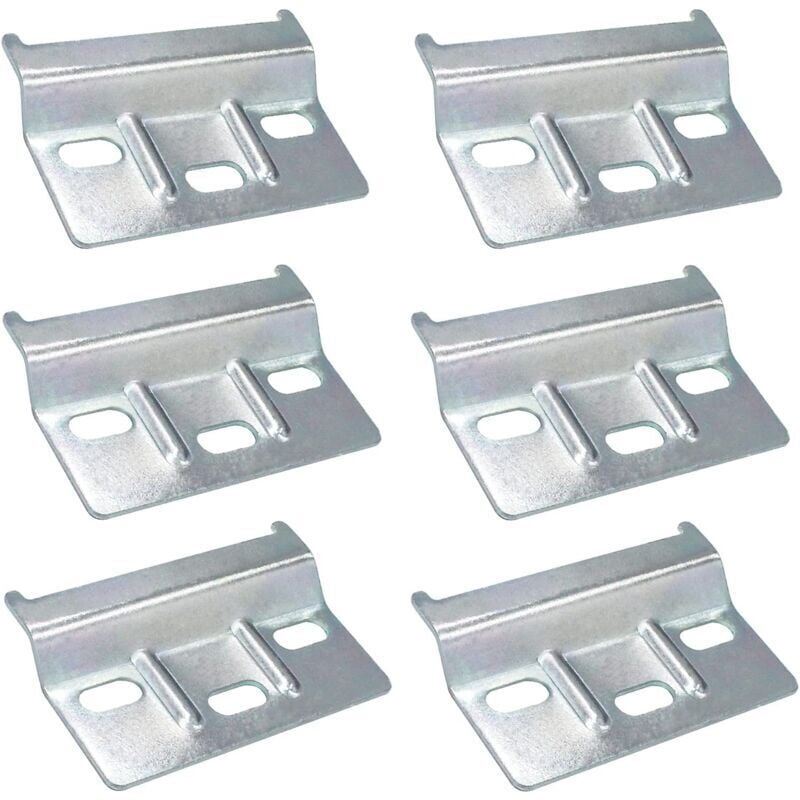6 Stück Aufhängeschiene, Befestigungsplatte, Stütze, Schränke, Möbel, Hängeschiene für Möbel, 60 mm, Küchenschrank, Schränke, Möbel, Kleiderschrank