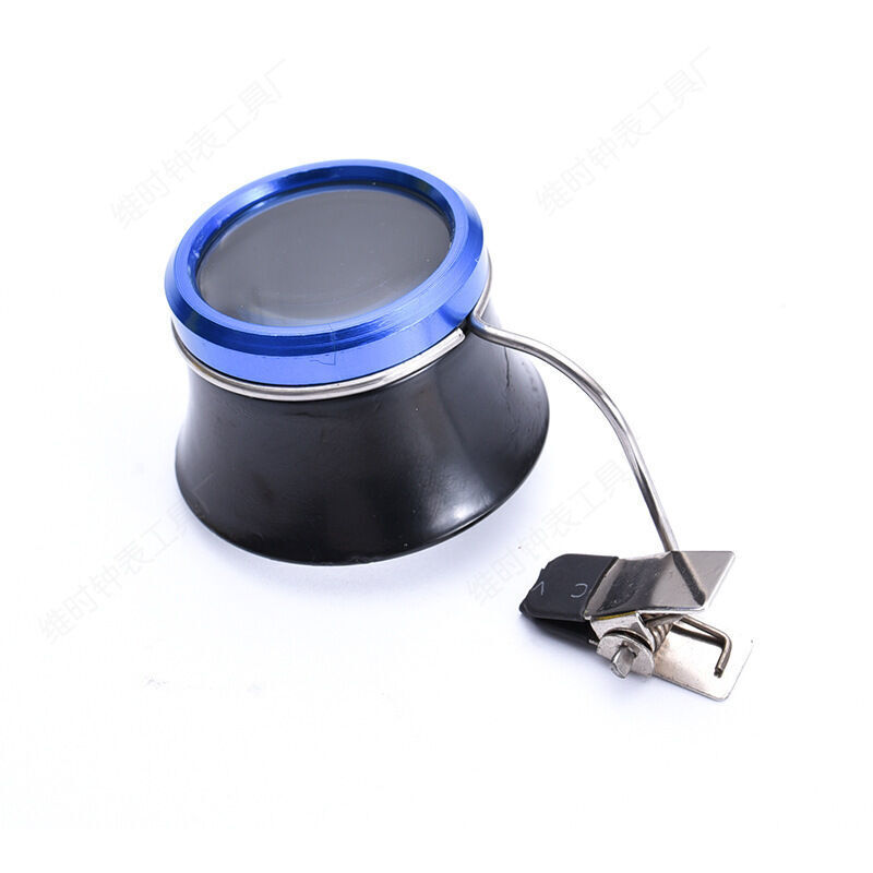 Juwelierlupe, tragbare Brillenlupe zum Aufstecken, Uhrmacherlupe, Uhrenreparaturwerkzeug für Diamanten, Münzen und Juweliere (10-fach) - KZQ